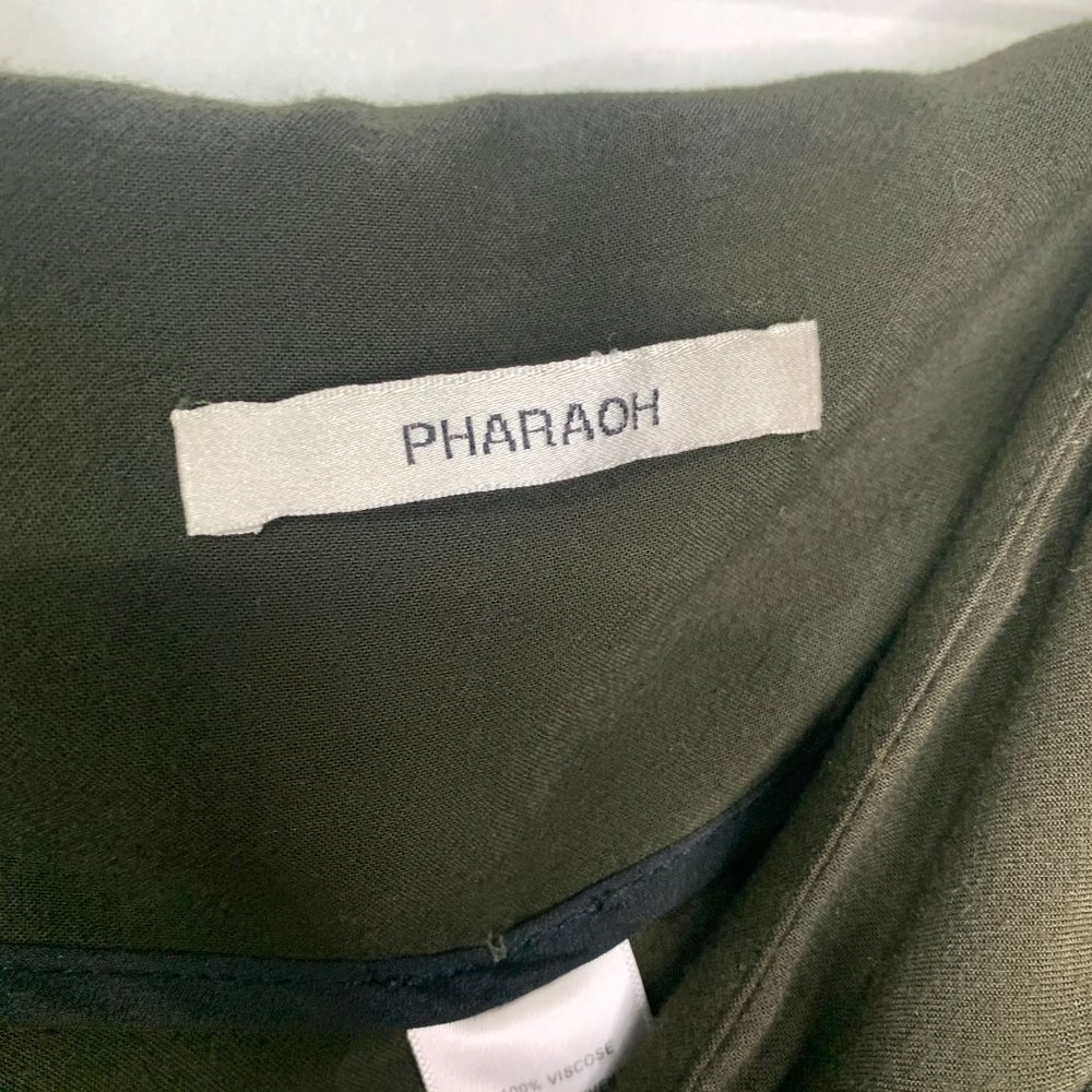PHARAOH COLLECTION Military Green Thai Pant Sz 1 - Picture 9 of 11